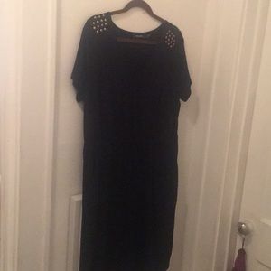 ELOQUII NAVY STUDDED DRESS 👗